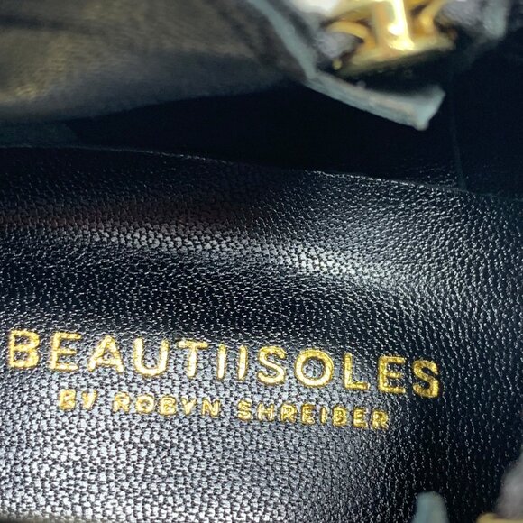 NEW*** Beautiisoles by Robyn Shreiber Alessandra Suede Dual Zip Booties - Picture 3 of 11